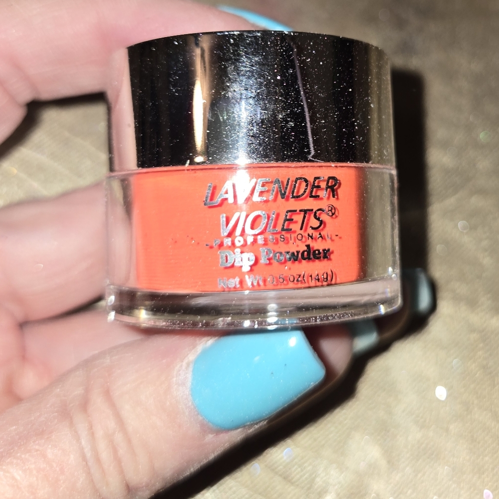 ❣️Lavender Violets Professional Dip Powder - Vibrant Orange